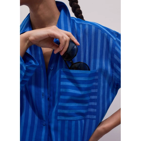 Me and Em Beach Midi Shirt Dress
Cotton Voile, view 4