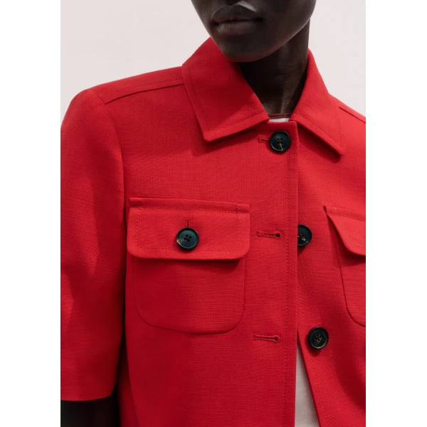Me and Em Box Crop Jacket
Viscose Blend Jacket, view 5