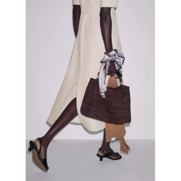 Me and Em Button Front Maxi Dress
Textured Tweed Dress, view 2