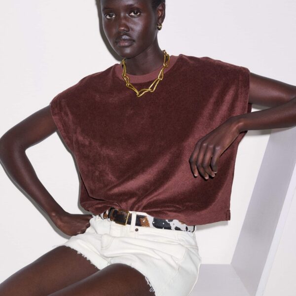 Toweling Jersey - Tops - Intelligent British Fashion at Coveti