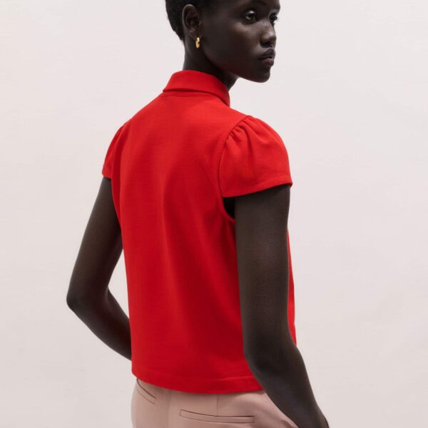 ME+EM Cap Sleeve Polo Tee