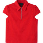 ME+EM Cap Sleeve Polo Tee