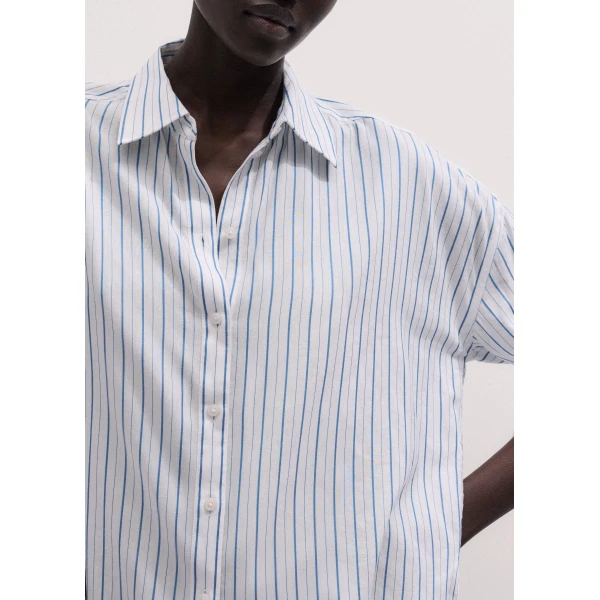 Me and Em Crop Sleeve Shirt
Striped Cotton Top, view 4