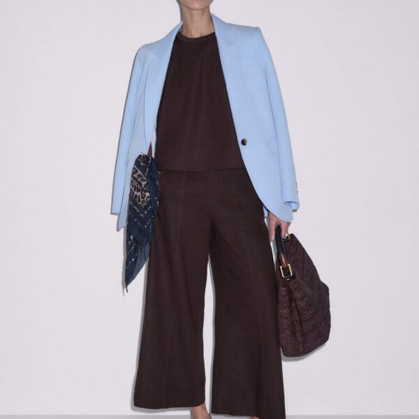 Crop Wide-Leg Pant - Pants - Intelligent British Fashion at Coveti