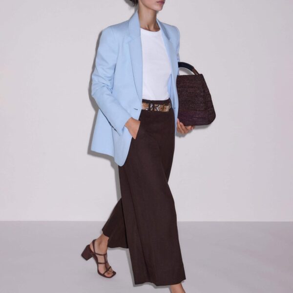 Crop Wide-Leg Pant - Pants - Intelligent British Fashion at Coveti