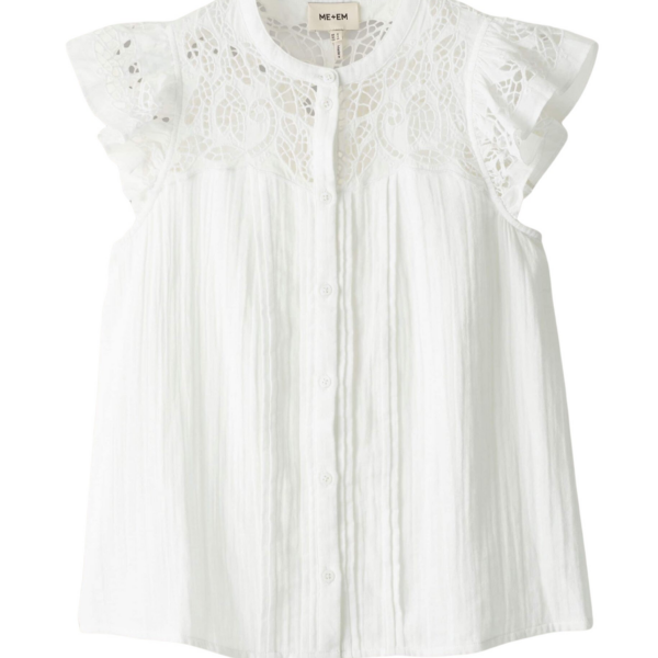 ME+EM Embroidered Swing Top