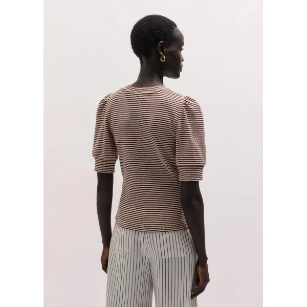 Me and Em Feminine Sleeve Tee
Textured Jersey Top, view 3
