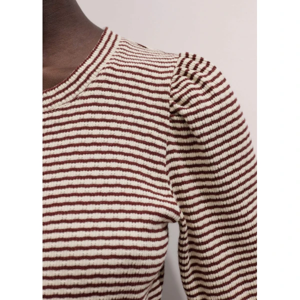 Me and Em Feminine Sleeve Tee
Textured Jersey Top, view 5