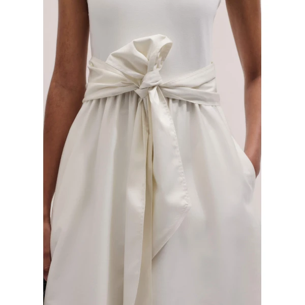 Me and Em Fit + Flare Maxi Dress
Jersey + Poplin Dress, view 2