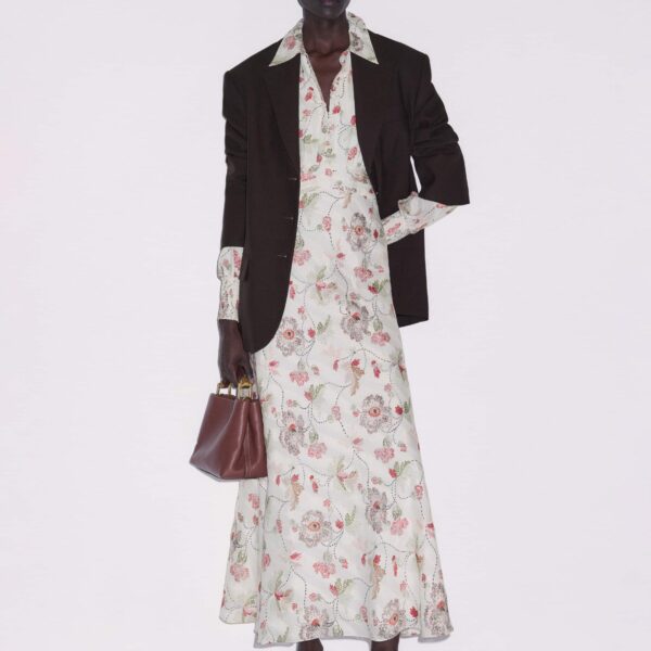 Silk-Blend Twill - Dresses - Intelligent British Fashion at Coveti