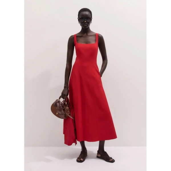 Me and Em Fit + Flare Maxi Dress
Textured Tailoring Dress, view 2