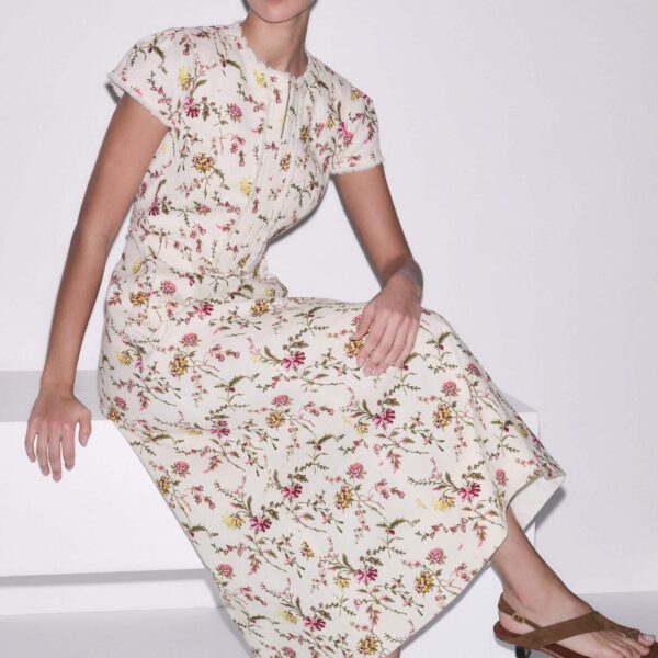 Textured Cotton - Dresses - Intelligent British Fashion at Coveti
