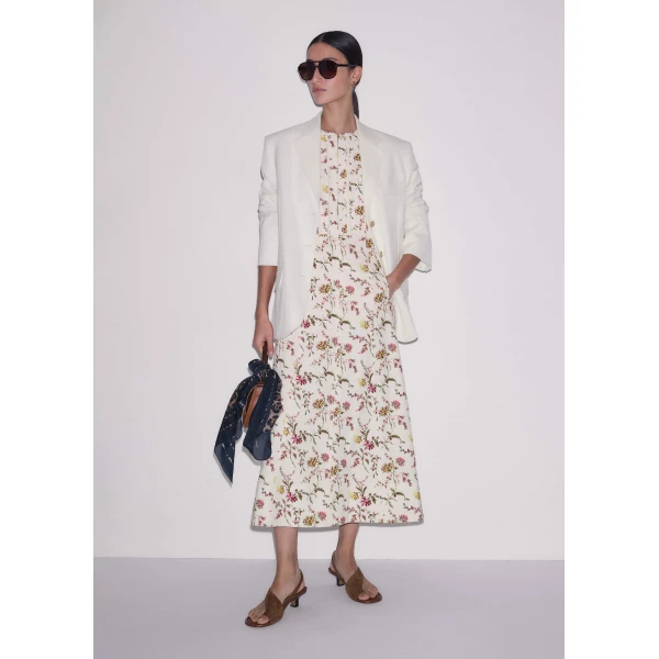 Me and Em Fit + Flare Midi Dress
Textured Cotton Dress, view 4