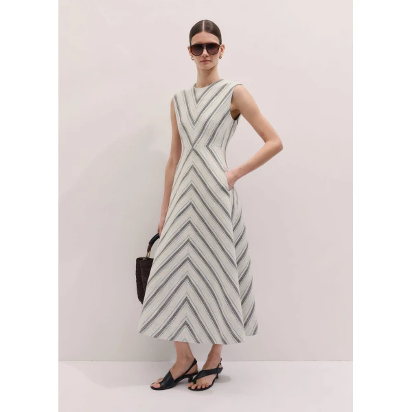 Me and Em Fit + Flare Midi Dress
Textured Jersey Dress, view 4