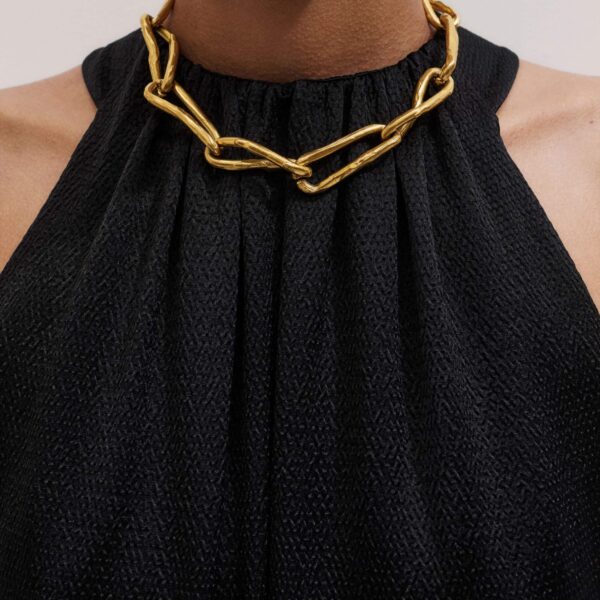 ME+EM Halterneck Maxi Dress