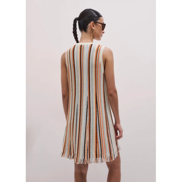 Me and Em Knit Mini Dress
Stripe Cotton Knit, view 3