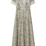 ME+EM Lace Trim Maxi Dress