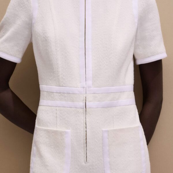 Textured Tweed - Jumpsuit - Intelligent British Fashion at Coveti
