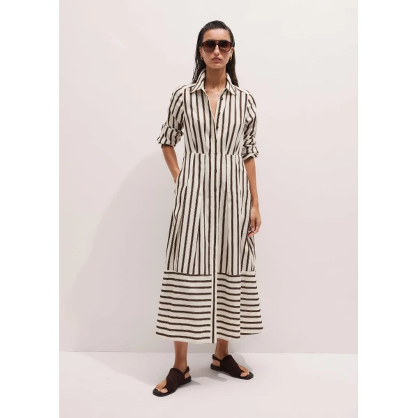 Me and Em Maxi Dress + Belt
Crease-Less Linen, view 3