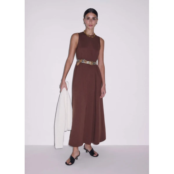 Me and Em Maxi Swing Dress
Slub Jersey Dress, view 3