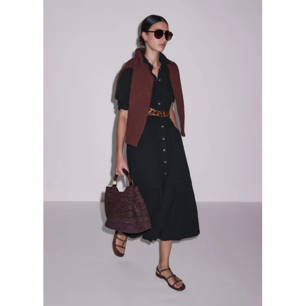 Me and Em Midi Shirt Dress
Cotton Cheesecloth, view 4