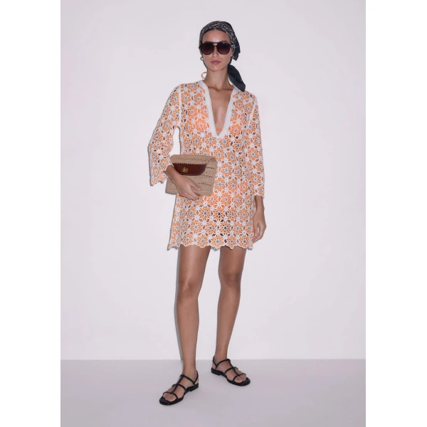 Me and Em Mini Beach Dress
Cotton Crochet Dress, view 4