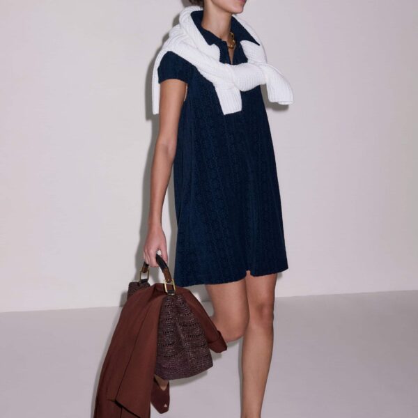 Jacquard Toweling - Dresses - Intelligent British Fashion at Coveti