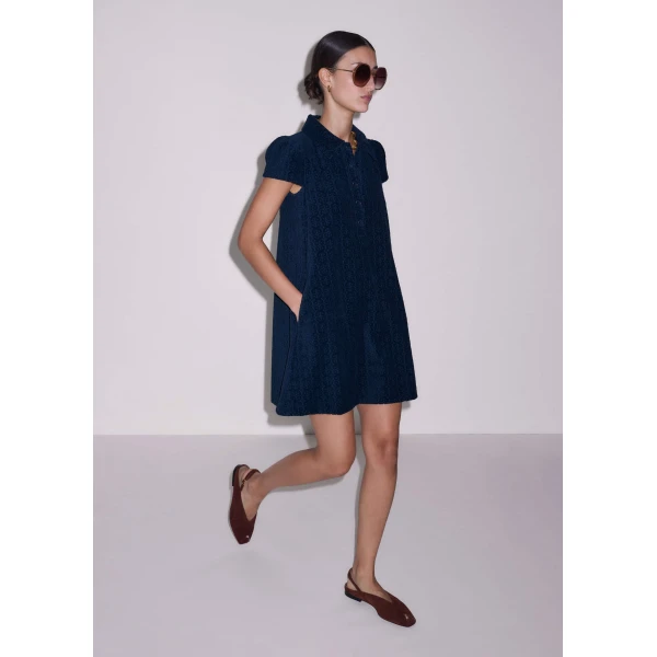 Me and Em Mini Swing Dress
Jacquard Toweling Dress, view 6