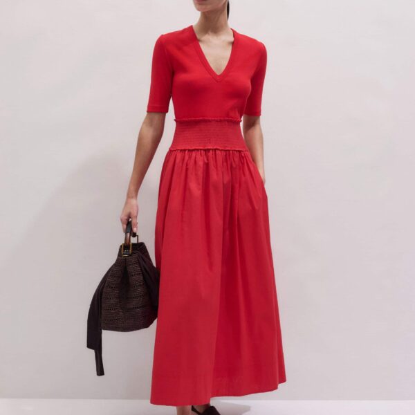 Mixed-Media Jersey - Dresses - Intelligent British Fashion at Coveti