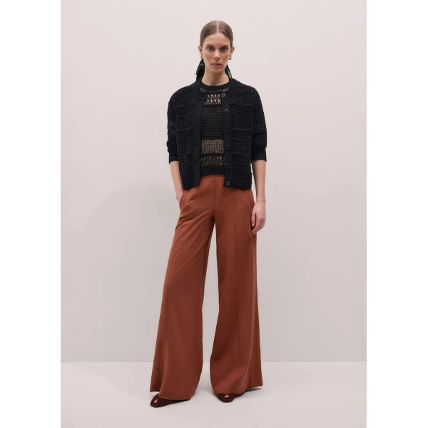 Me and Em Open-Stitch Baby Tee
Textured Sheer Knit, view 4
