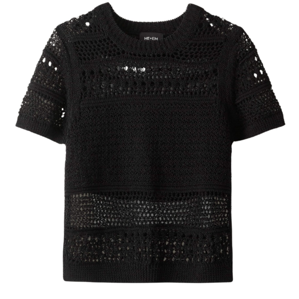 ME+EM Open-Stitch Baby Tee