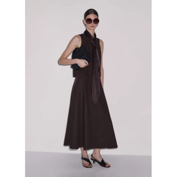 Me and Em Panelled Maxi Skirt
Crease-Less Linen Skirt, view 2
