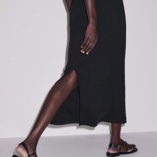 Cotton Rib Jersey - Dresses - Intelligent British Fashion at Coveti