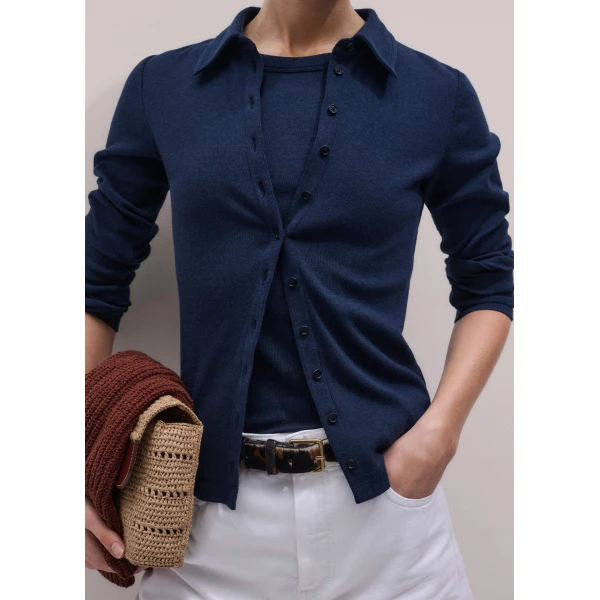 Me and Em Perfect Basic Shirt
Cotton Rib Top, view 6