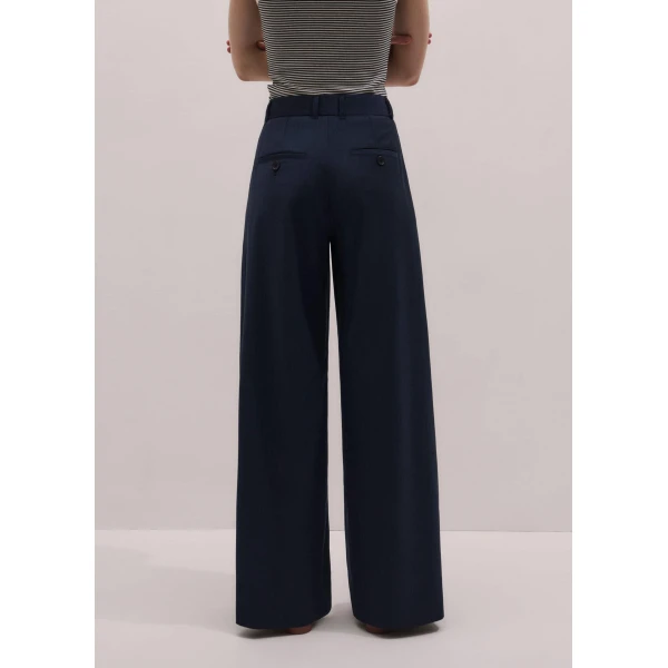 Me and Em Perfect Wide-Leg Pant
Pinstripe Wool Blend, view 3