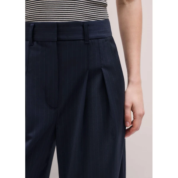 Me and Em Perfect Wide-Leg Pant
Pinstripe Wool Blend, view 4