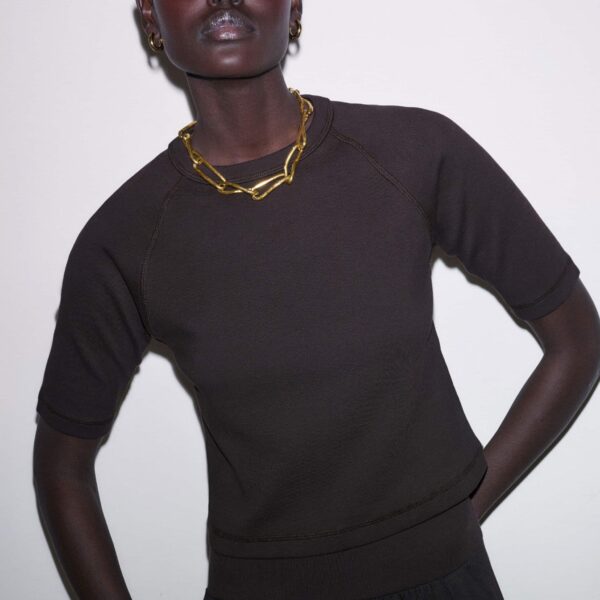 Cotton Rib Jersey - Tops - Intelligent British Fashion at Coveti