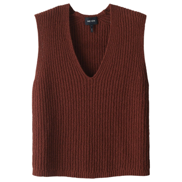 ME+EM Relaxed Knit Vest