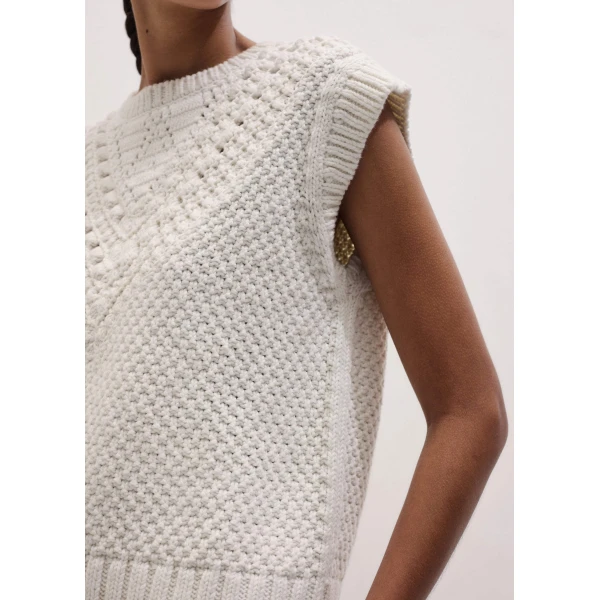 Me and Em Relaxed Knit Vest
Crochet Knit, view 5