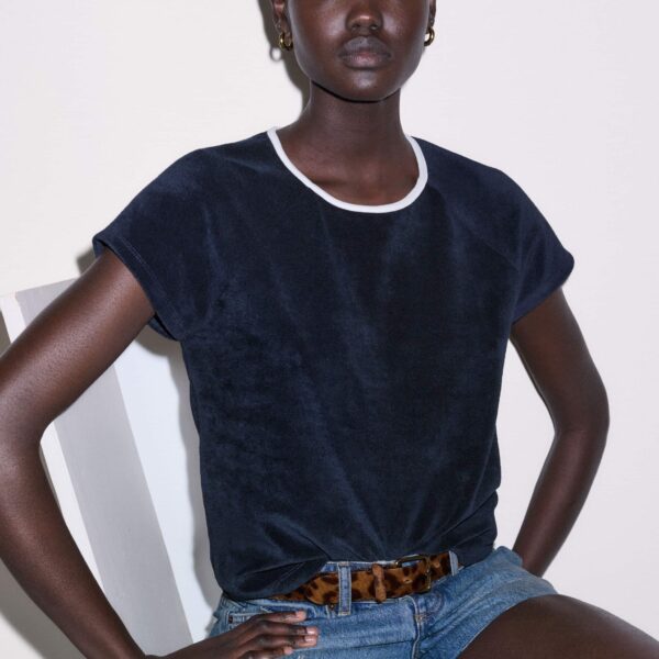 Toweling Jersey - Tops - Intelligent British Fashion at Coveti