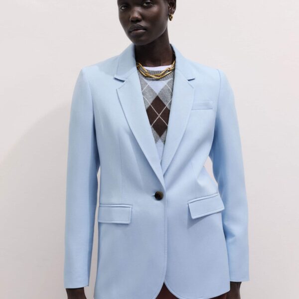 ME+EM Sharp Shoulder Blazer