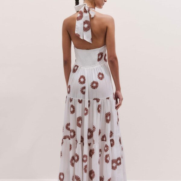 ME+EM Sheer Full-Length Dress