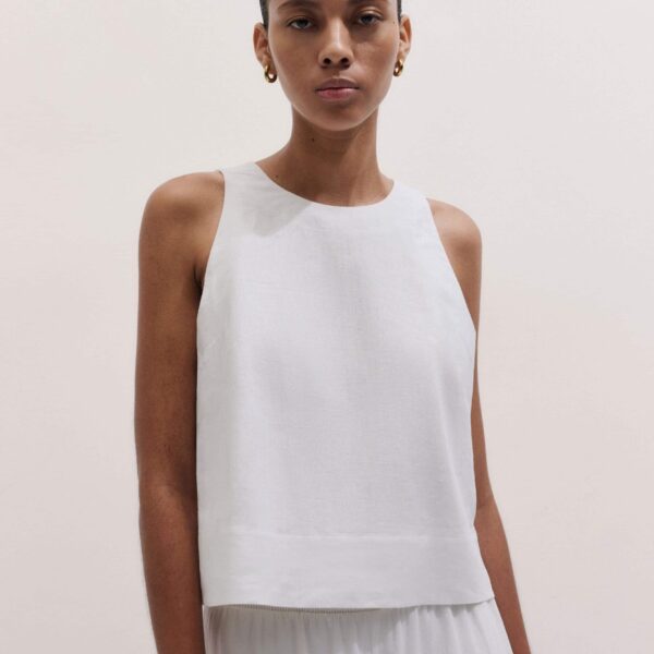 ME+EM Shell Crop Top