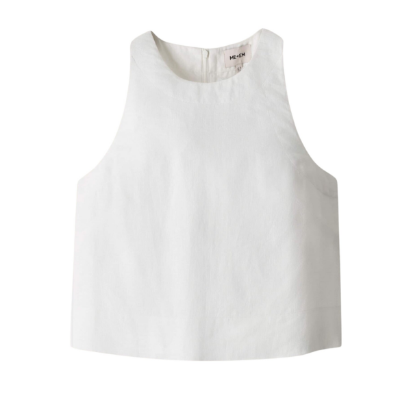 ME+EM Shell Crop Top