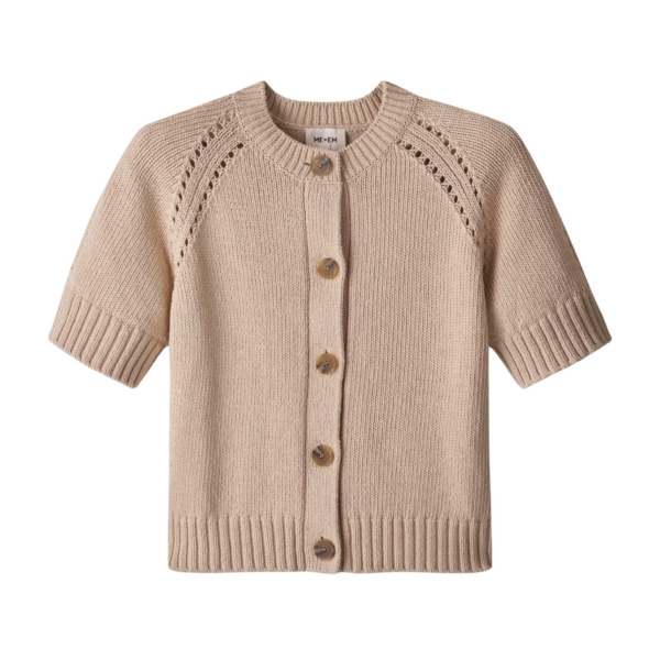 ME+EM Short Sleeve Cardigan