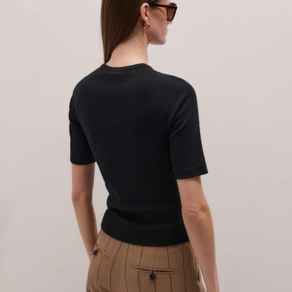 ME+EM Short Sleeve Henley Top