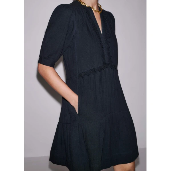 Me and Em Short Swing Dress
Cotton Cheesecloth, view 6