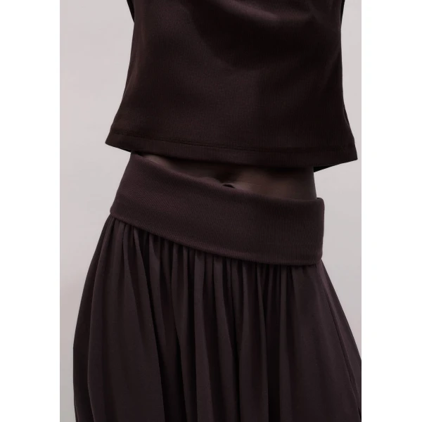 Me and Em Soft Sculpt Maxi Skirt
Stretch Jersey Skirt, view 3