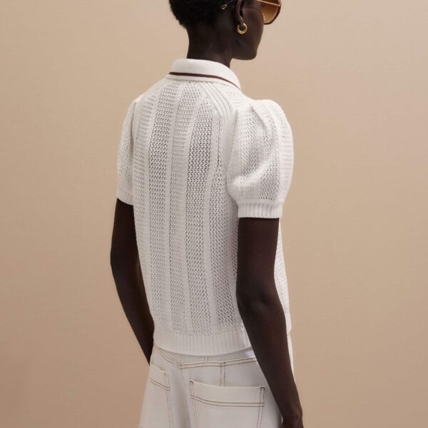 Pointelle Knit - Tops - Intelligent British Fashion at Coveti