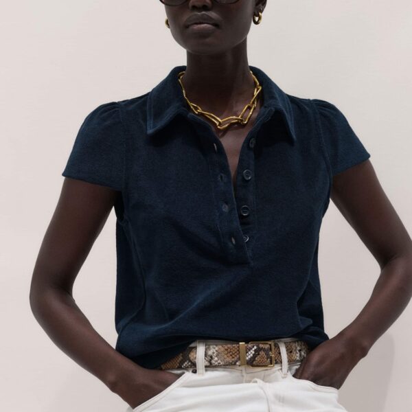 Toweling Jersey - Tops - Intelligent British Fashion at Coveti